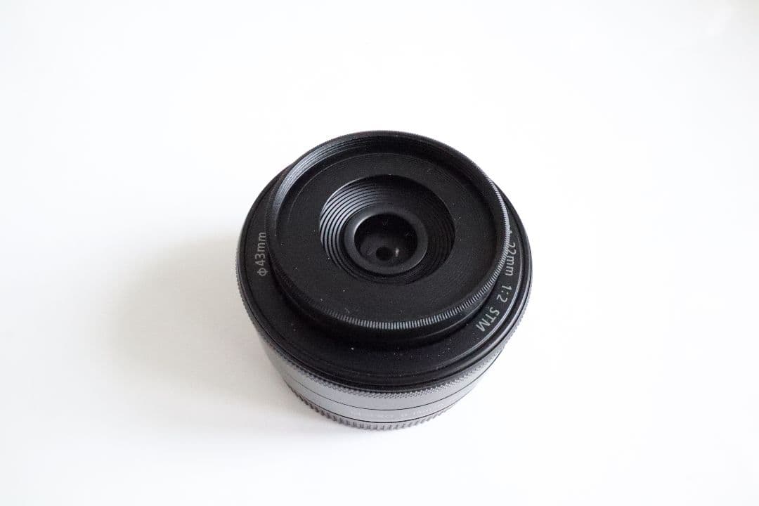 キャノン 単焦点レンズ EF-M22mm F2 STM EOS Kiss M2