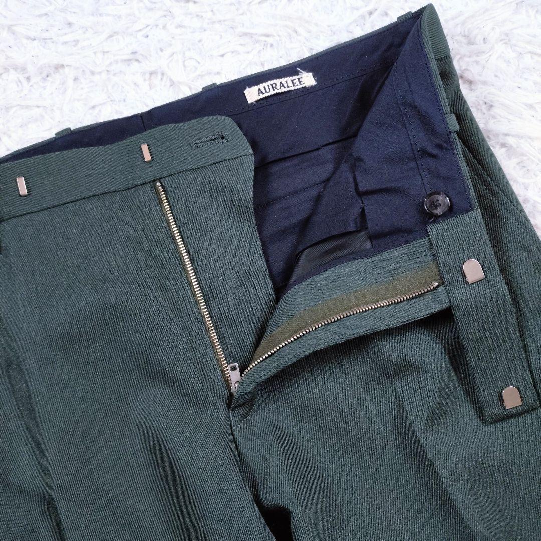 AURALEE オーラリー ウールモヘア スラックス パンツ サイズ4 日本製