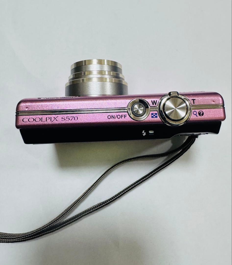 【ジャンク】Nikon Coolpix S570コンパクトデジタルカメラ