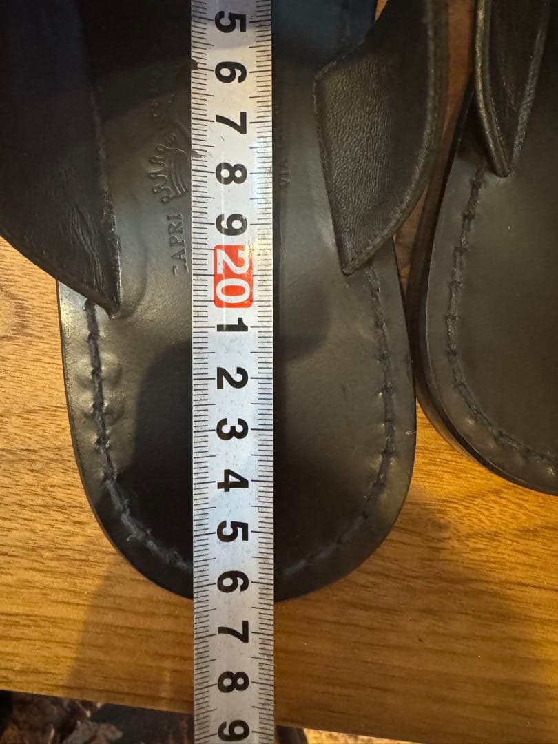 Ｇ*Ｕ様 CANFORA PHILIP レザーサンダル　40 26.5 ロンハー