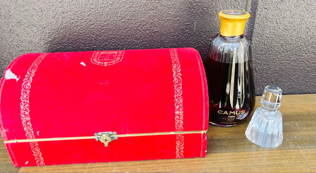 古酒 CAMUS カミュ カラフェ バカラ 替栓 箱付【未開栓】