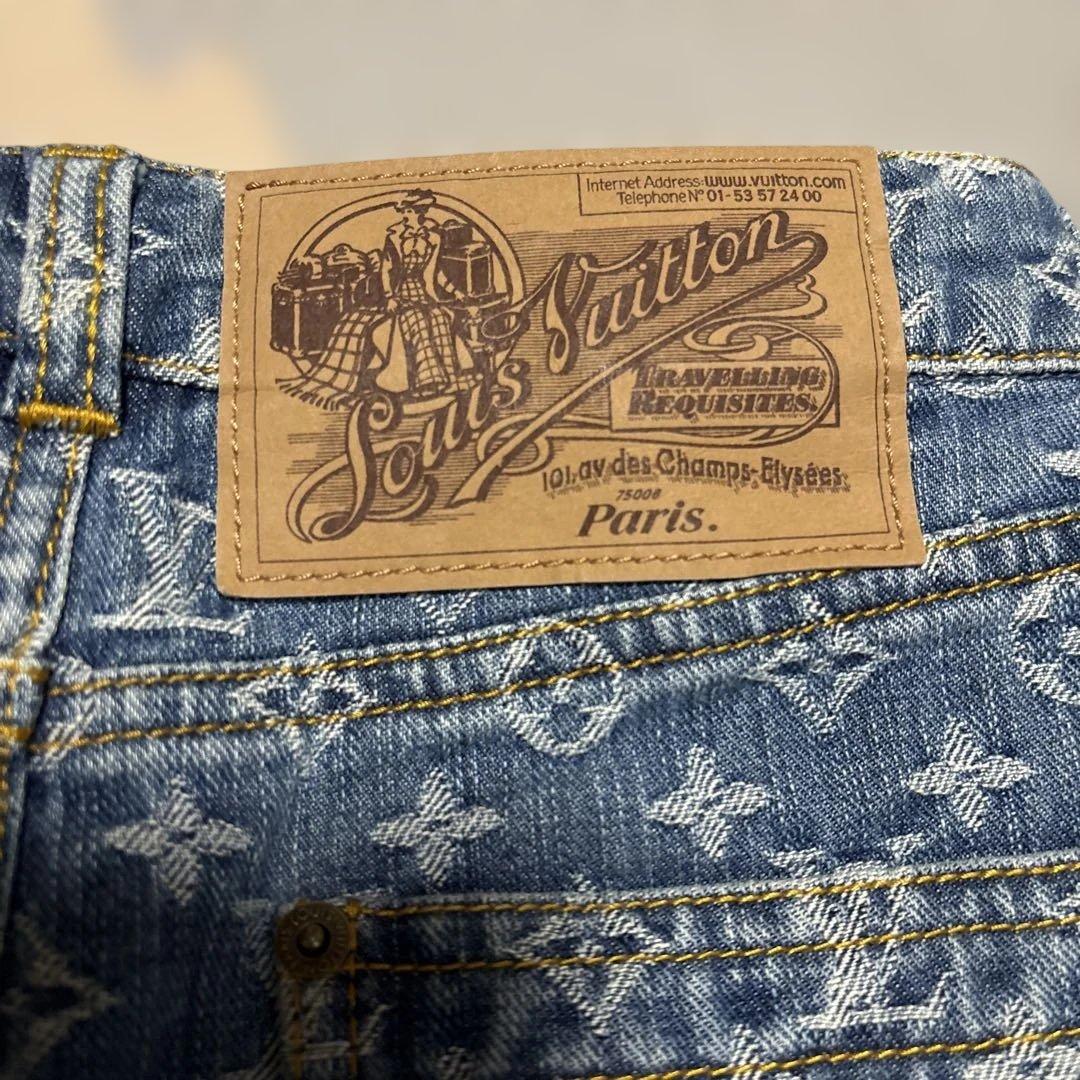 Louis Vuitton モノグラムデニムスカート