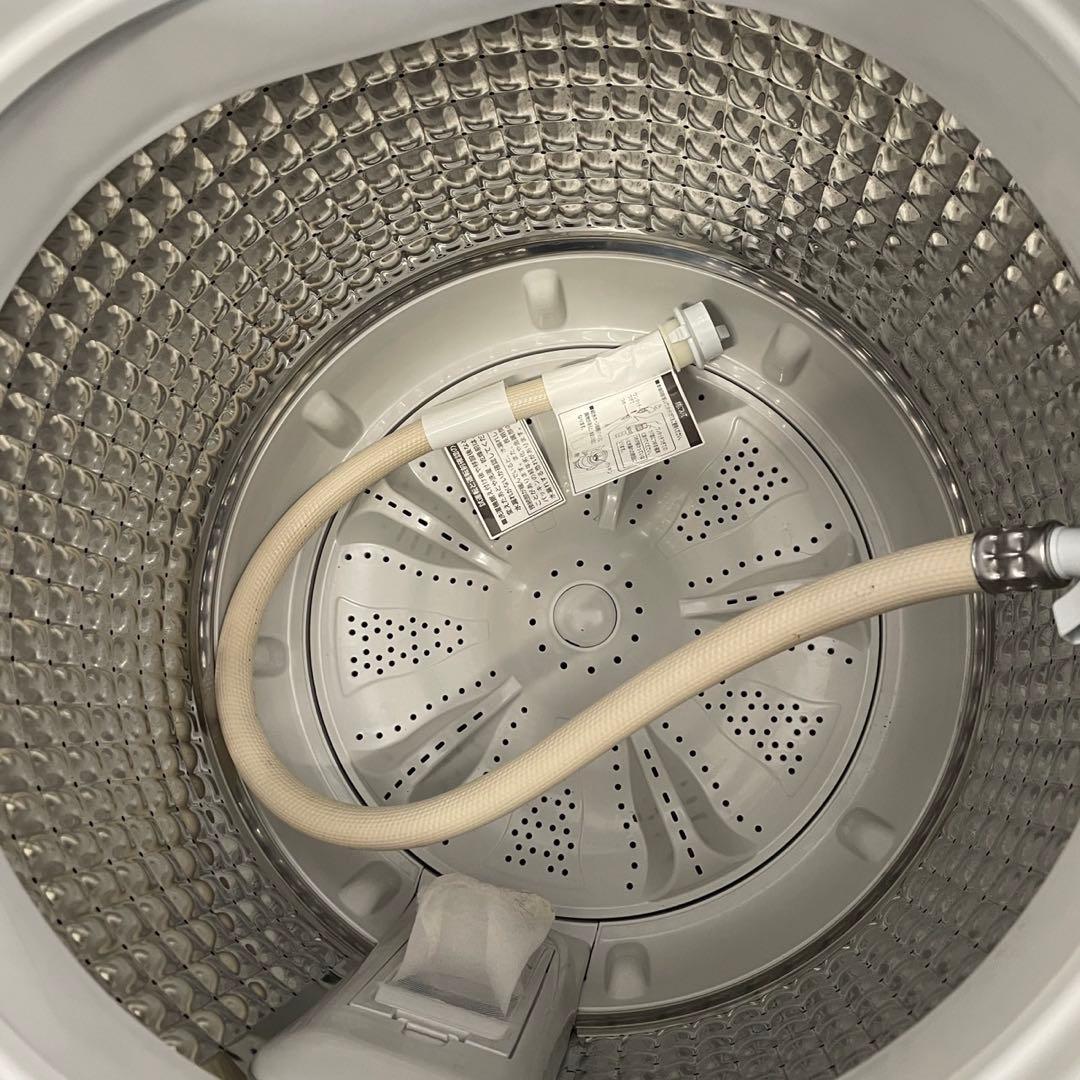 冷蔵庫　洗濯機5.5㌔　Haier　一人暮らし　設置無料　セット　安い　シルバー