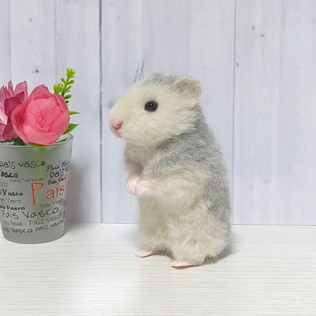 383 ta ハムスター 羊毛フェルト