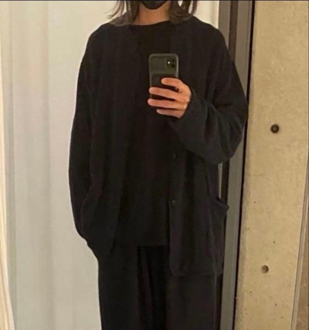 美品！ COMOLI 23AW カシミヤスタンドカラーニットジャケット サイズ3