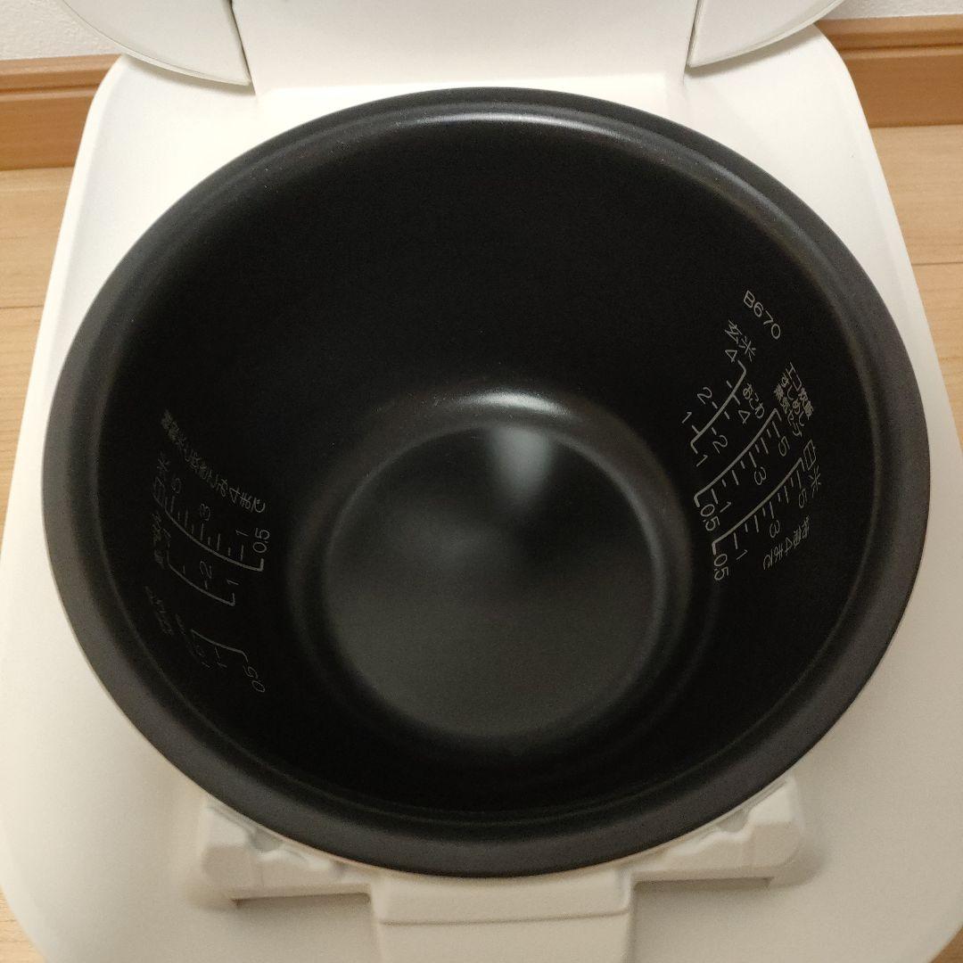 象印 NW-NA10-WA 圧力IH炊飯 1.0L（5.5合炊き） 炎舞炊き