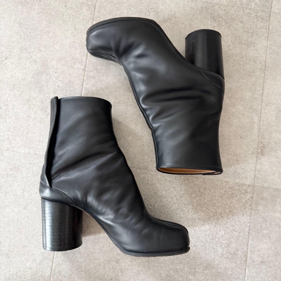 メゾンマルジェラ　足袋　タビブーツ　TABI　ブーティ　ヒール　黒　36