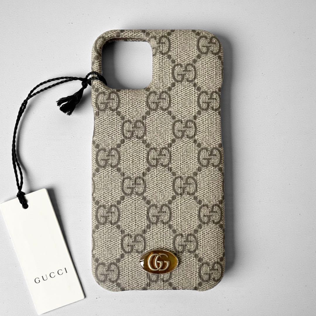 未使用品 グッチ iPhone 13 ケース GG スマホケース GUCCI
