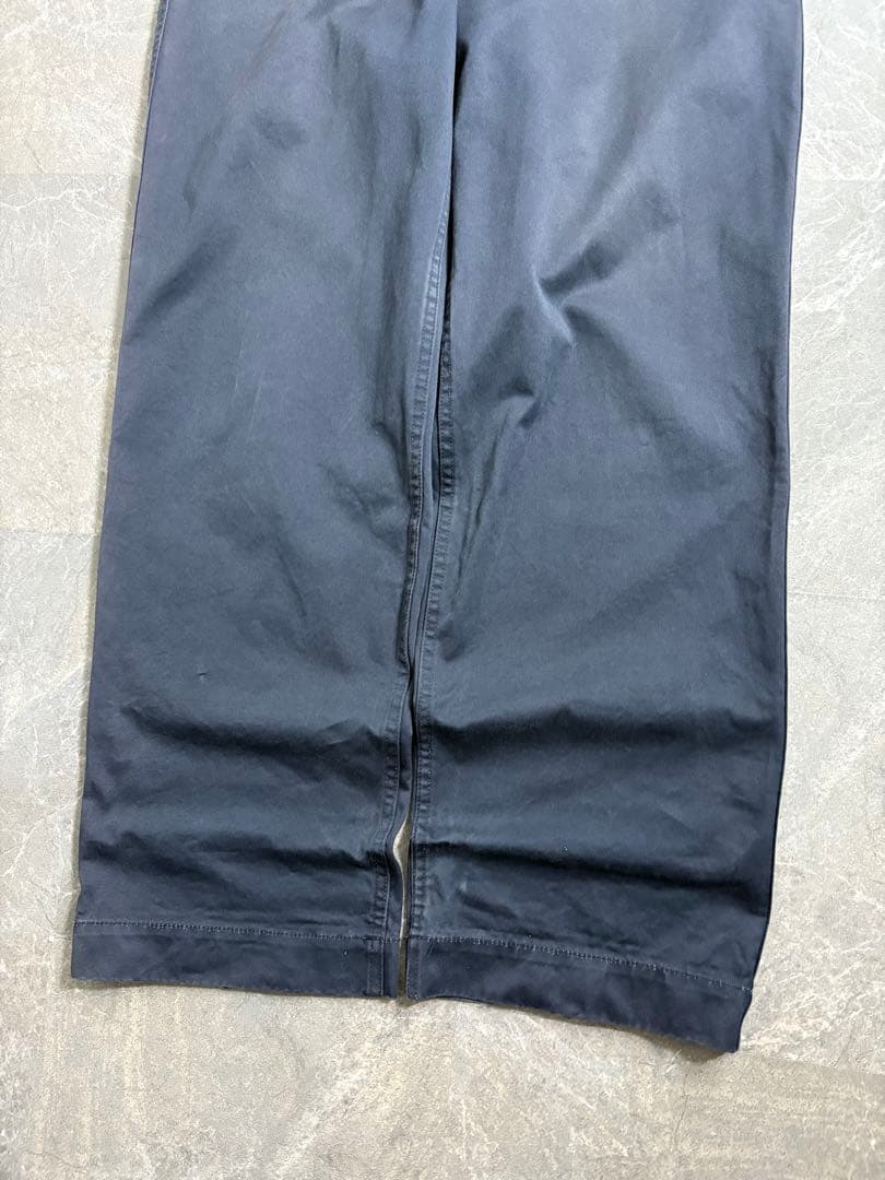 パンツ Nigel Cabourn wide cotton chino pants