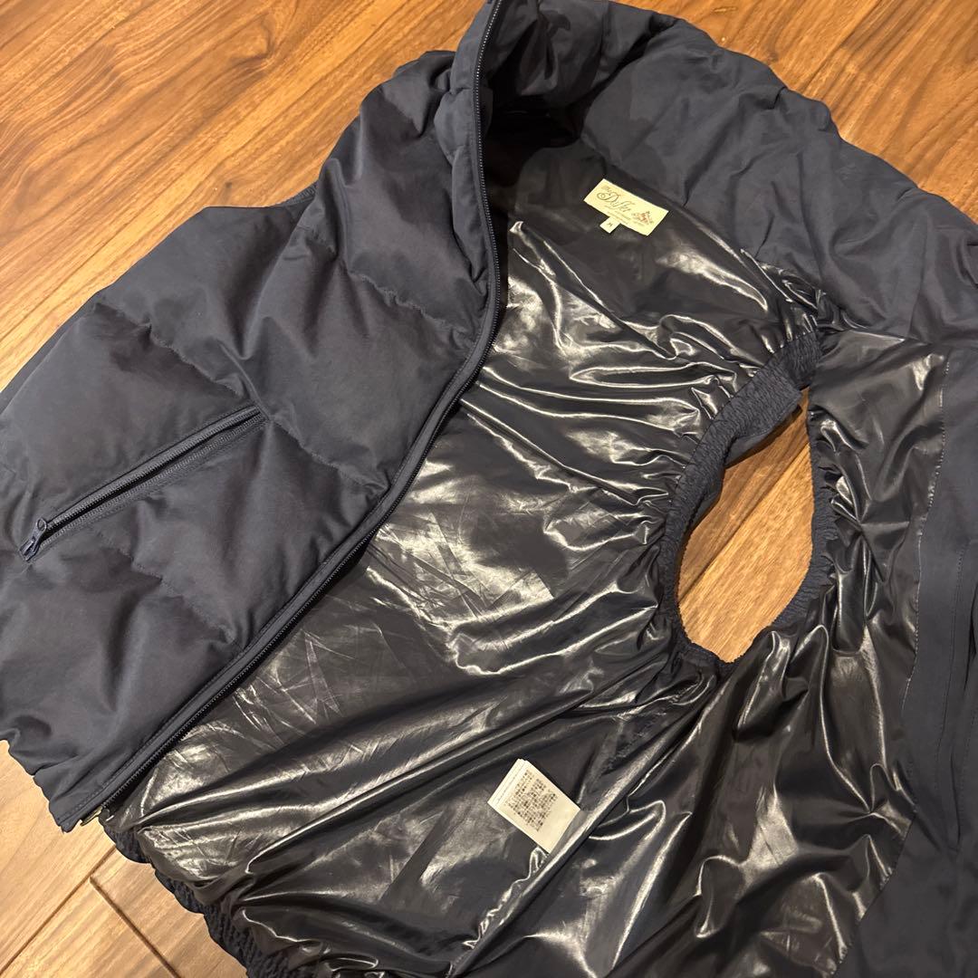 ※限定値下げ　ボリュームネックダウンベスト ネイビー　Mサイズ