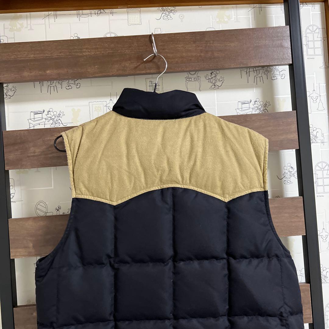 アメカジ　Levi's ダウンベスト ネイビー/ベージュ