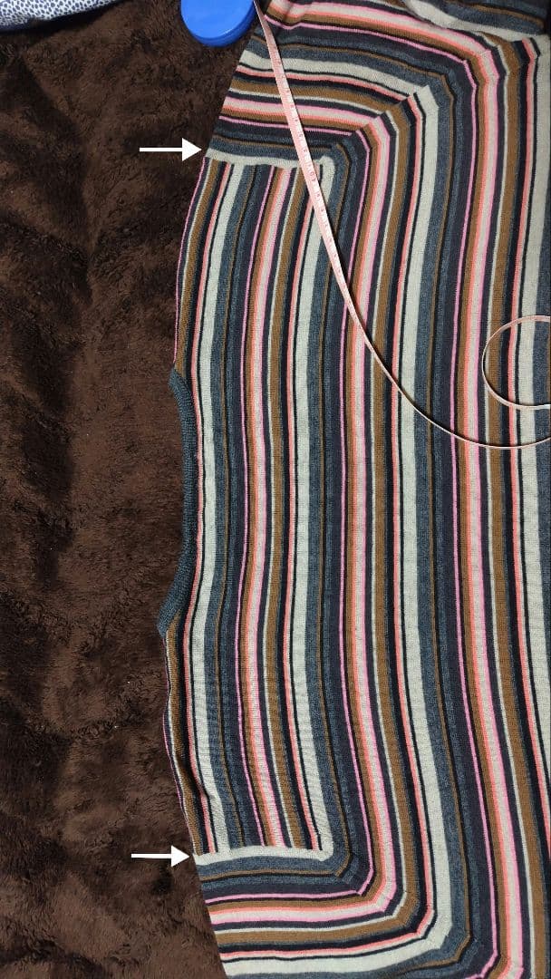 ジョンスメドレー　ボーダーウールニット