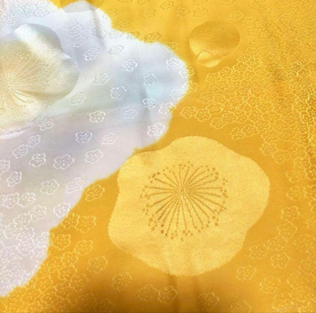 3232　正絹振袖長襦袢　刺繍半襟付　美品