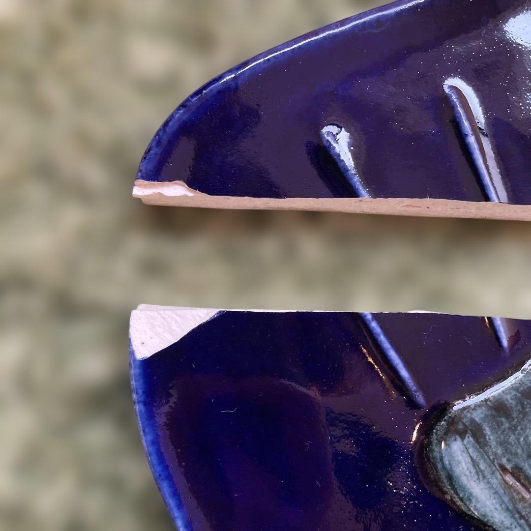 【訳あり】シルヴィア・レウショヴィウス 陶板 鳥