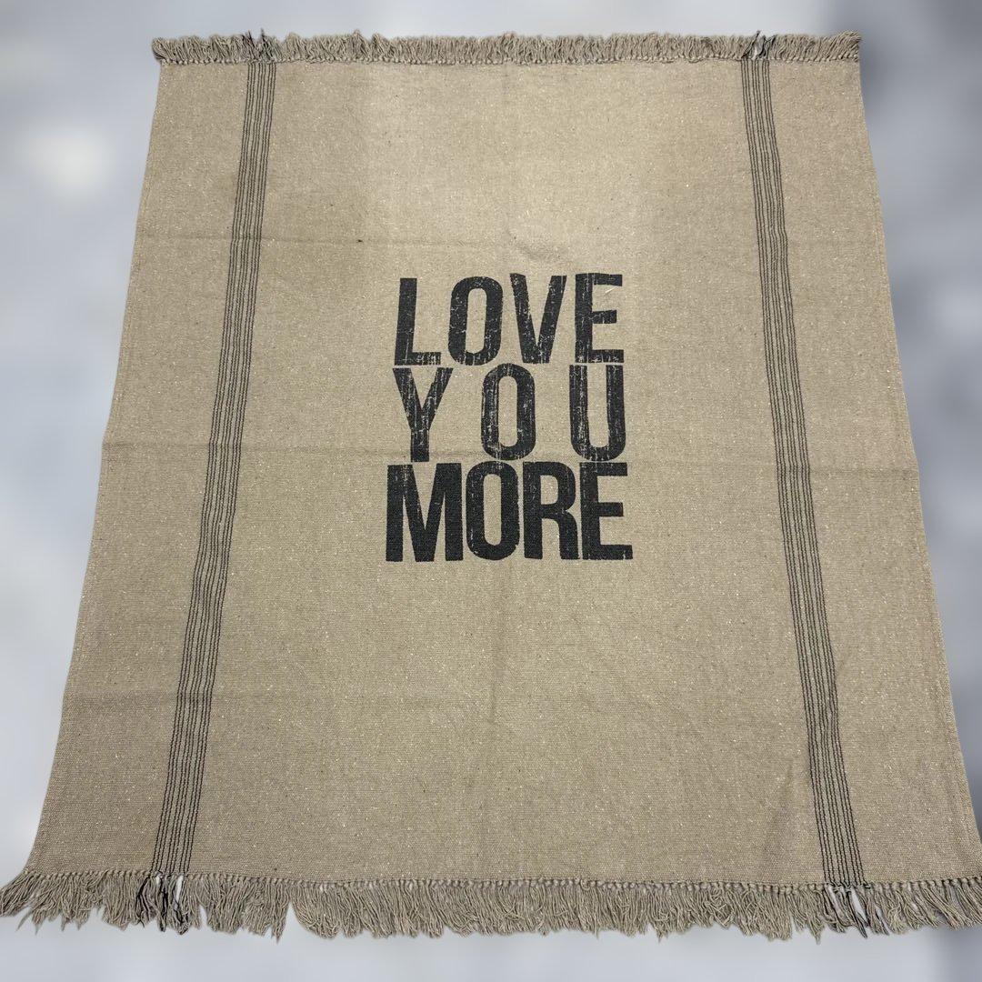 愛　ブランケット　マルチカバー　ソファーカバー　ヴィンテージラグ　155x130