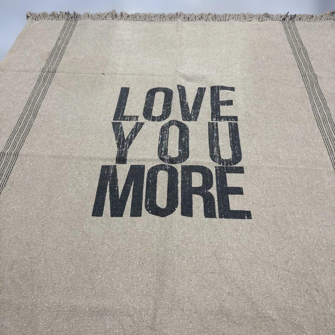 愛　ブランケット　マルチカバー　ソファーカバー　ヴィンテージラグ　155x130