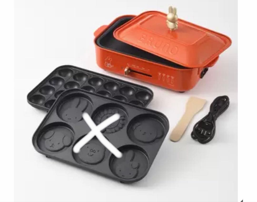 《２４時間限定値下げ》BRUNO ミッフィー　ホットプレート