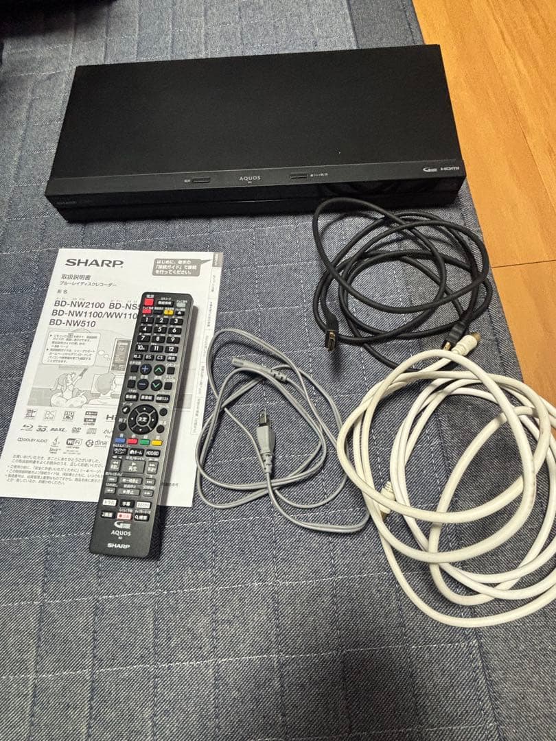SHARP AQUOSブルーレイ BD-NW510