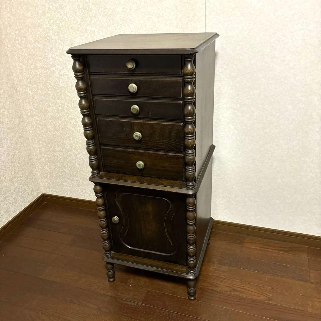【良品】アンティーク チェスト キャビネット