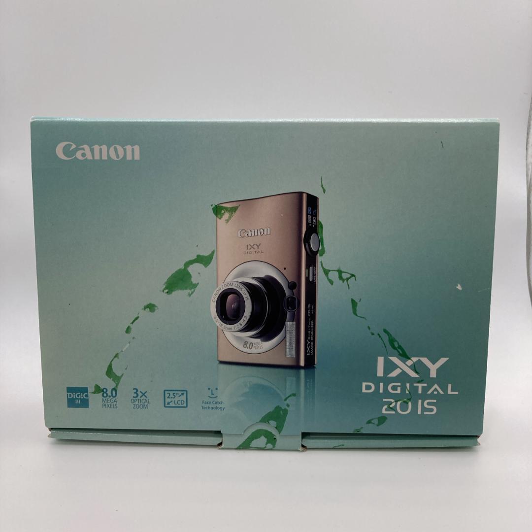【美品】箱付き Canon IXY DIGITAL 20 IS カメラ キャメル