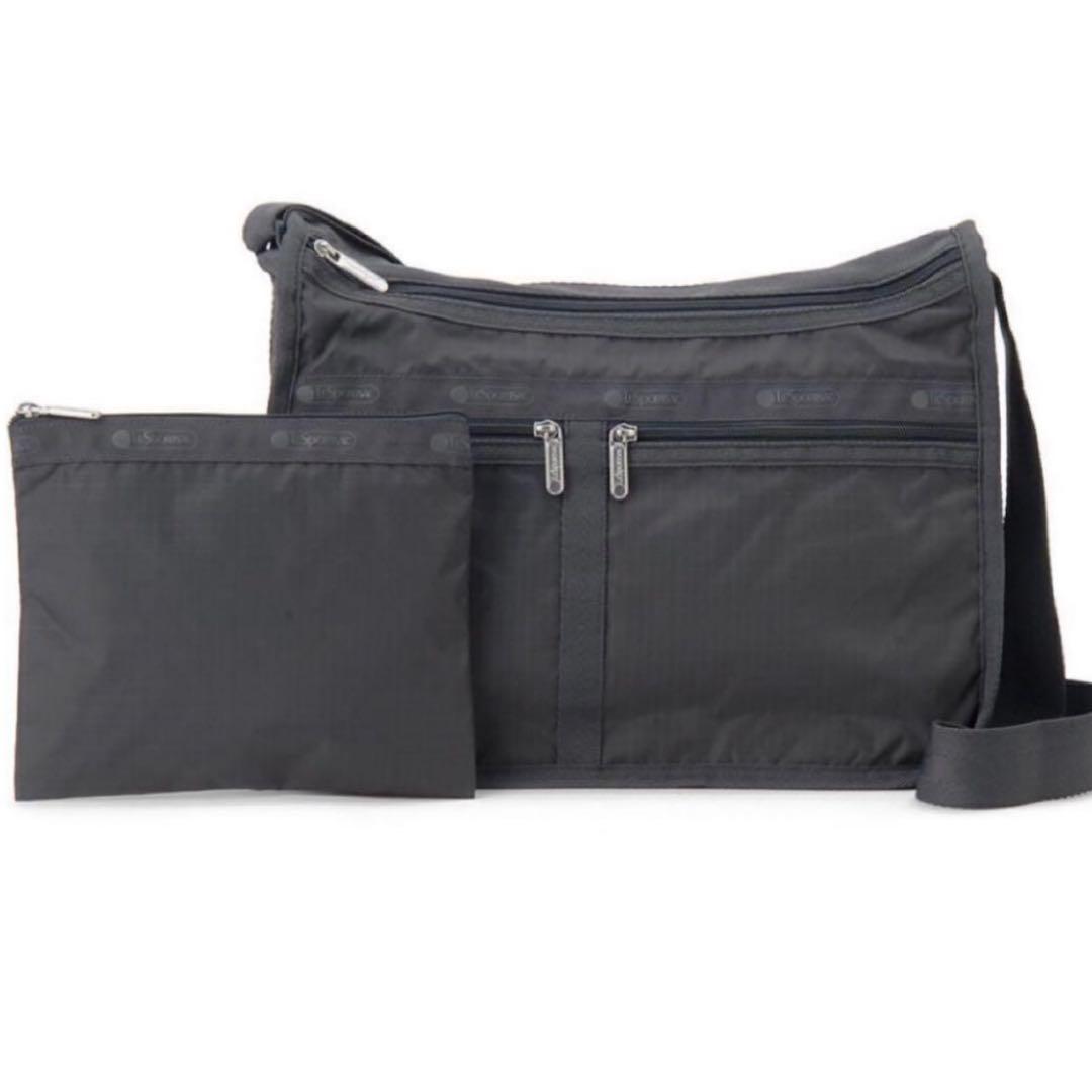 Lesportsacショルダーバッグデラックス エブリデイバッグ サンダーグレー