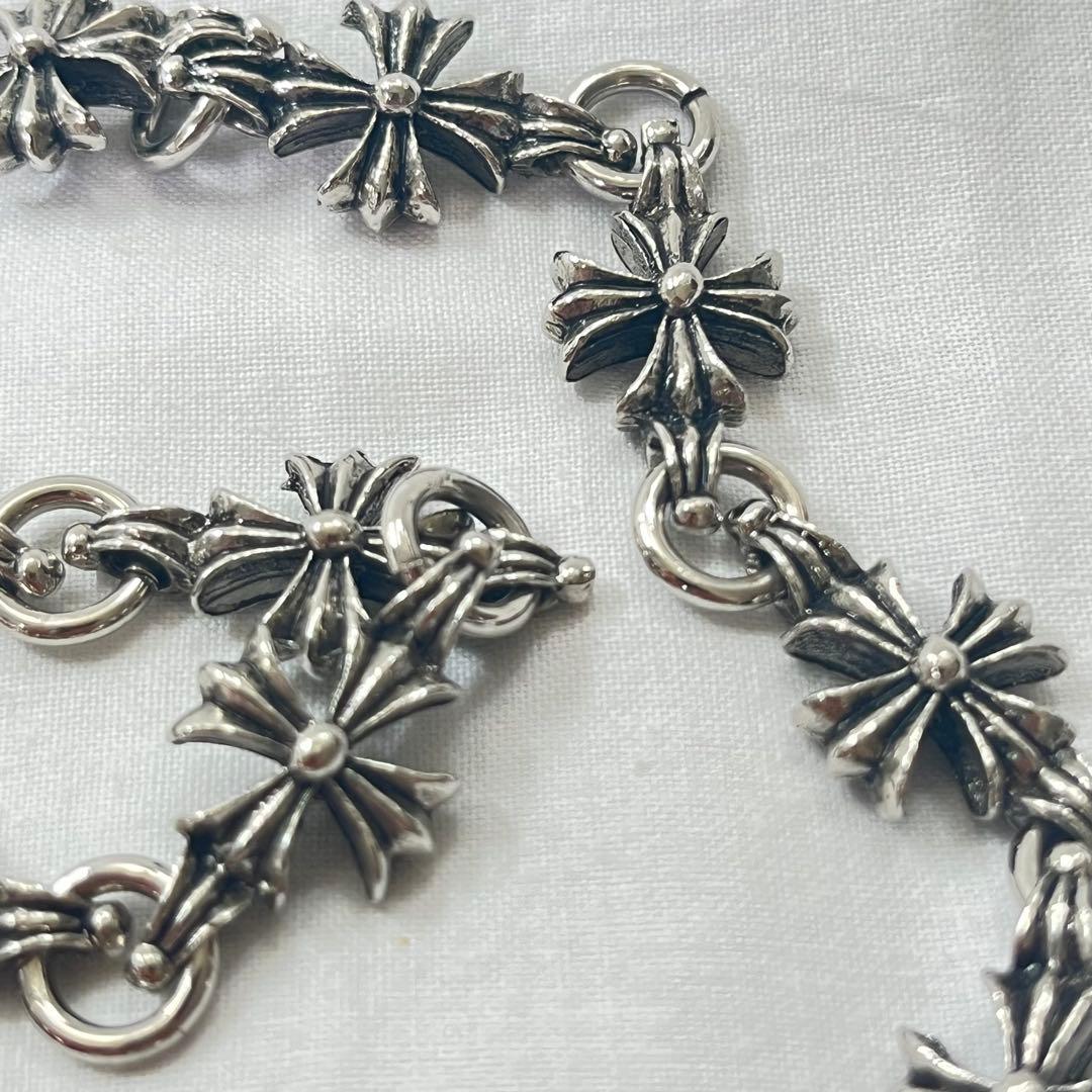 ジャックローズ　シルバー　ウォレットチェーン　ロゴ刻印　カジュアル　メンズ