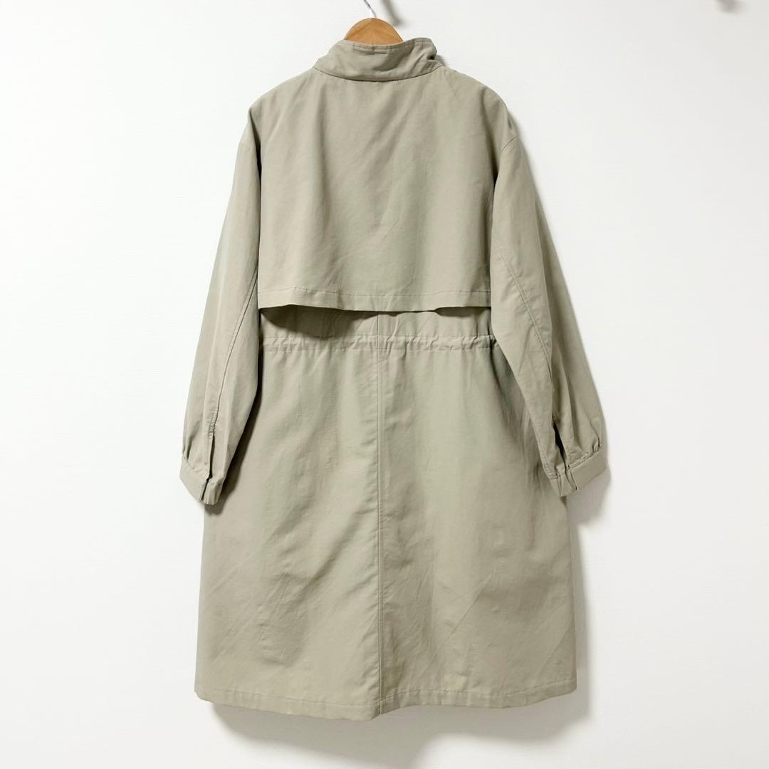 2025SS✨自由区　コットンナイロンタッサーライナー付きスタンドカラー コート