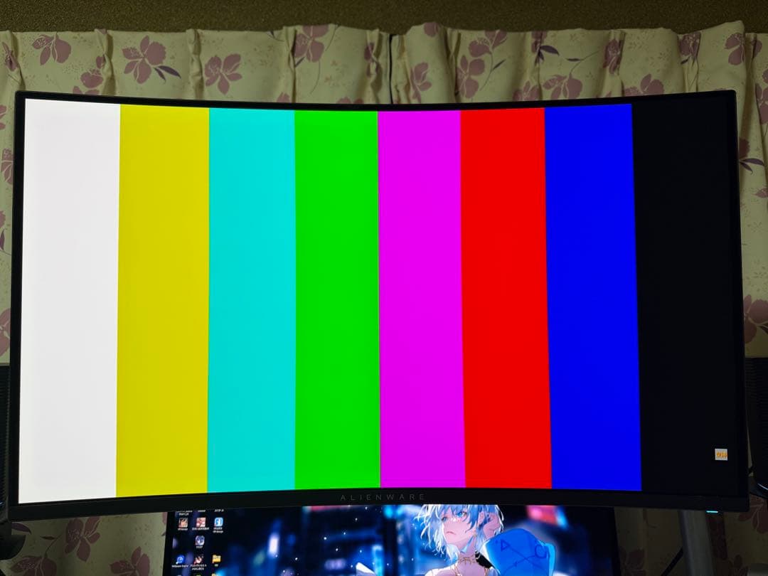 ALIENWARE湾曲4K モニターAW3225QF