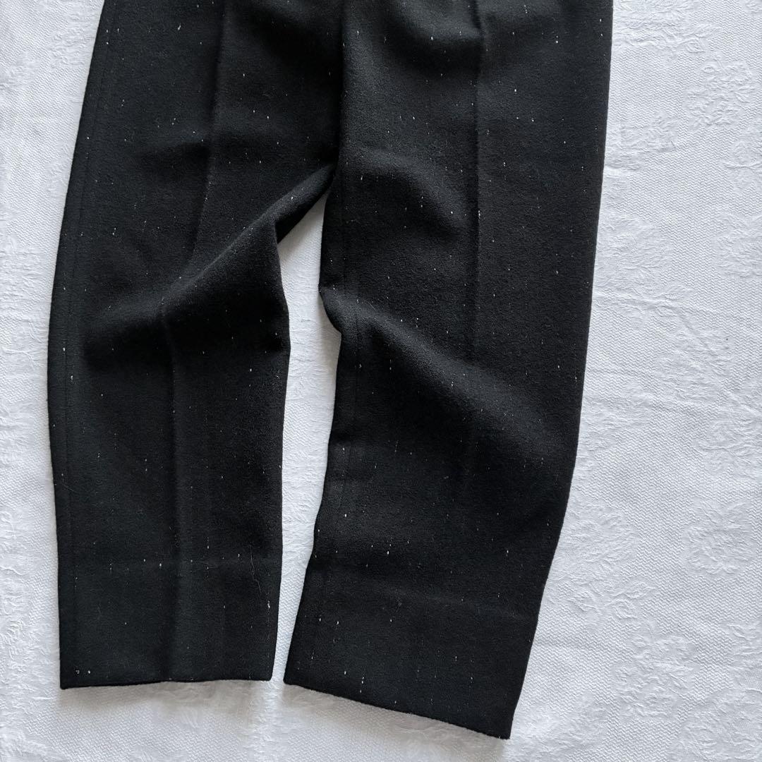 archive 90s NICOLE 絣 縮絨ウール 2tuck slacks