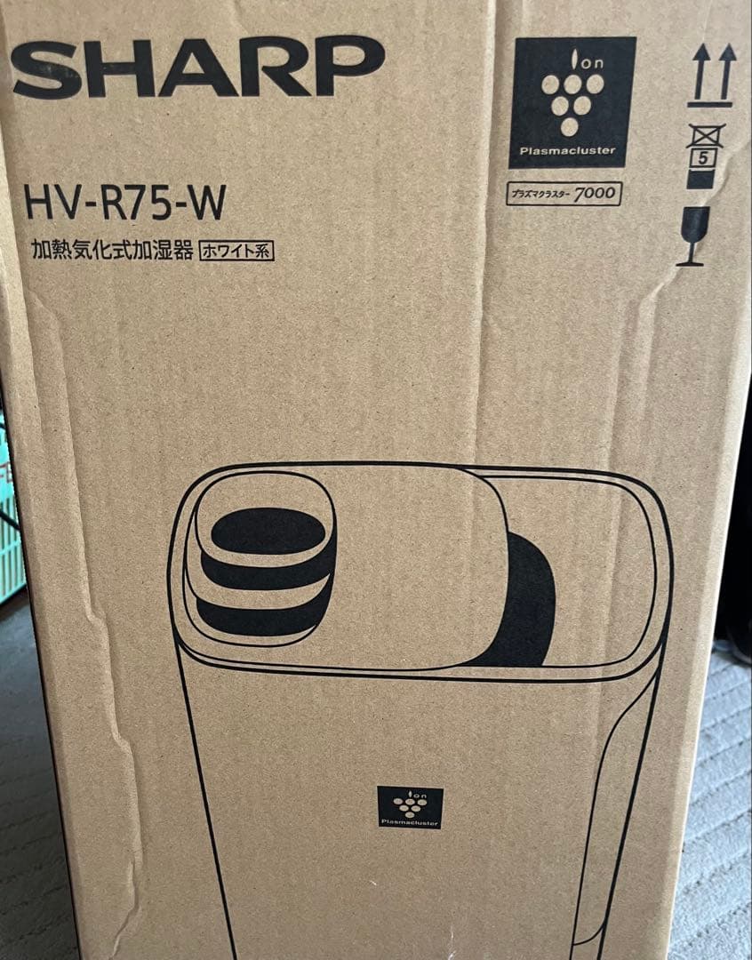 【未使用】SHARP シャープ HV-R75-W 加湿器 置き型 ホワイト