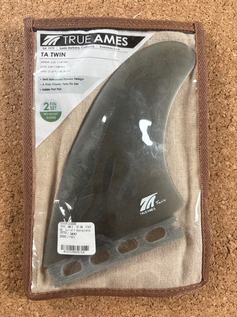 サーフィン・ボディボード Futures True Ames TA Twin