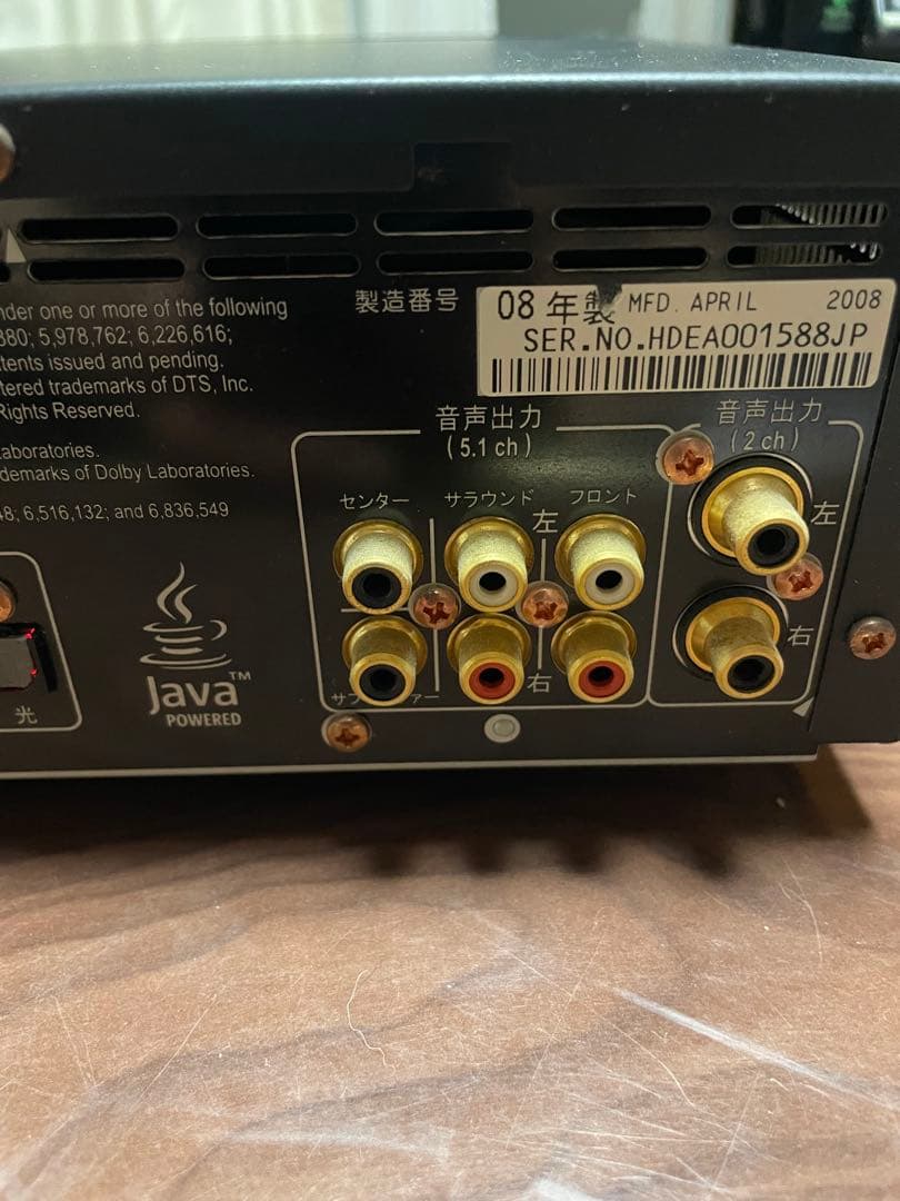 パイオニアブルーレイディスクプレーヤー Pioneer BDP-LX80