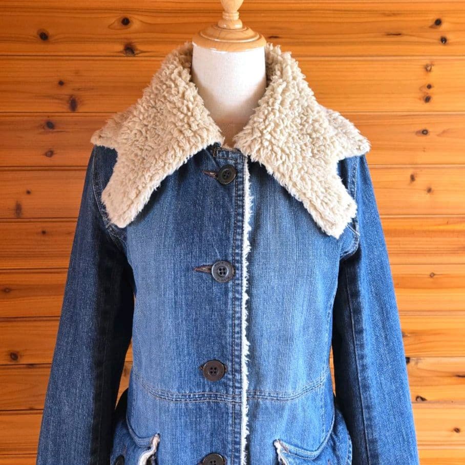 HYSTERICS ヒステリックグラマー デニムコート ボアジャケット y2k