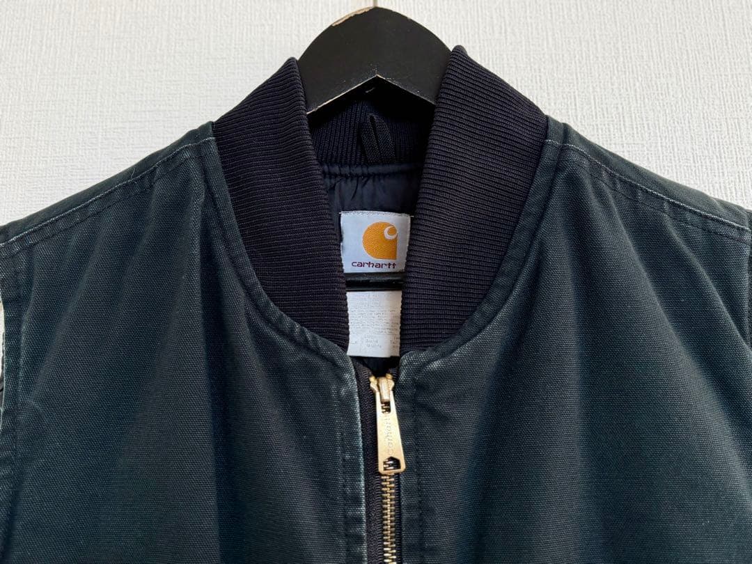 超超スペシャル TALL ヴィンテージ カーハート ダック ベスト L ブラック