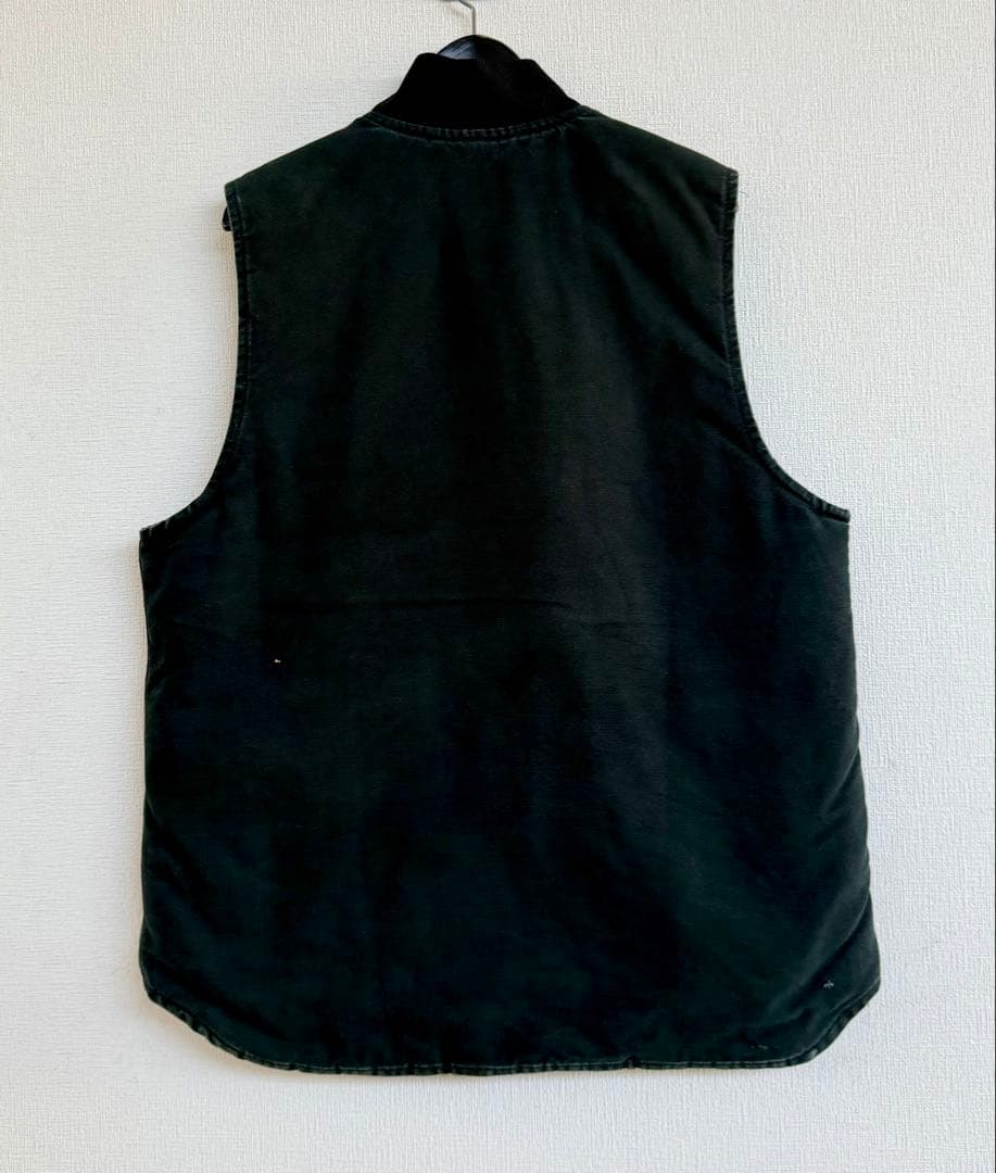 超超スペシャル TALL ヴィンテージ カーハート ダック ベスト L ブラック