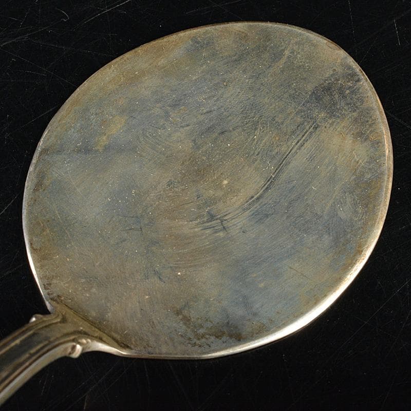 茶道具　STERLING　SILVER刻印　風炉灰匙　時代箱　M　R7313