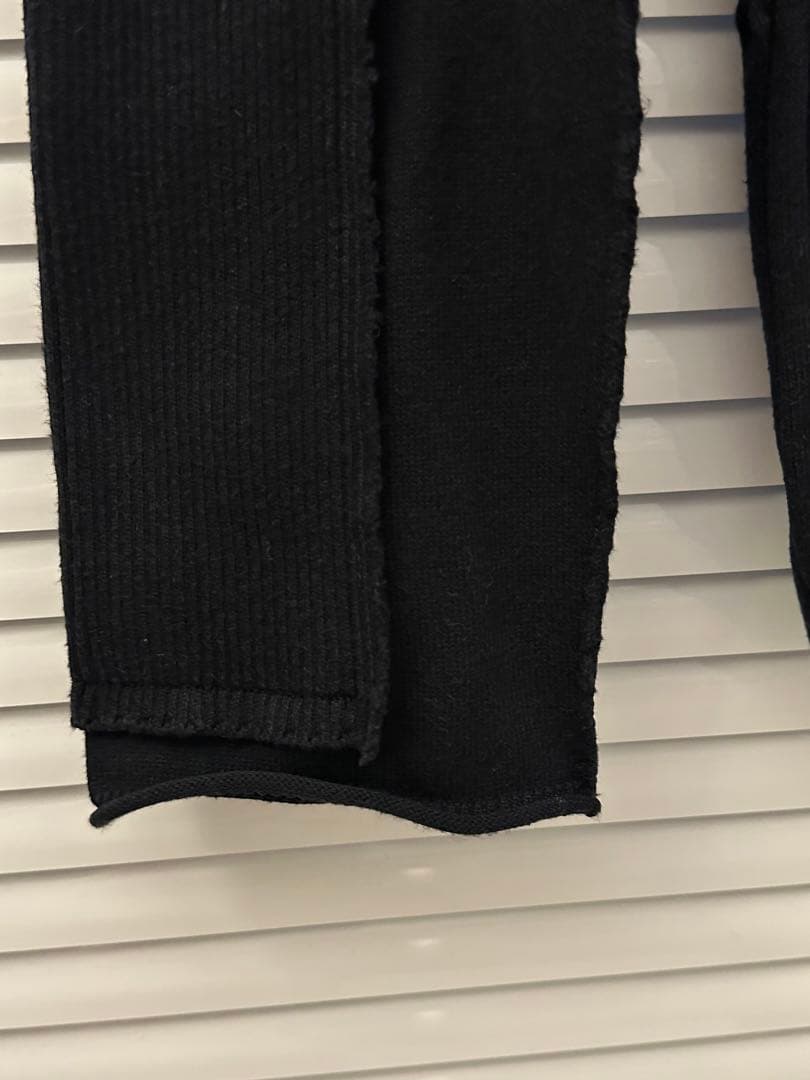 PERVERZE パーバーズ　マルチリブセーター　ブラック