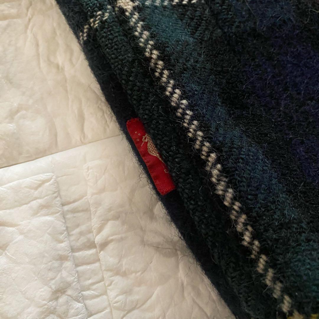 フクゾー　カーコート　ウールコート　チェック　メンズ　L 厚手　ジャケット