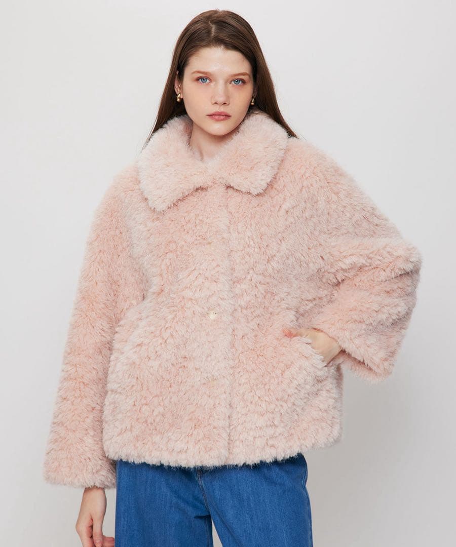 DEICY VARIATION ステンカラーエコファーコート