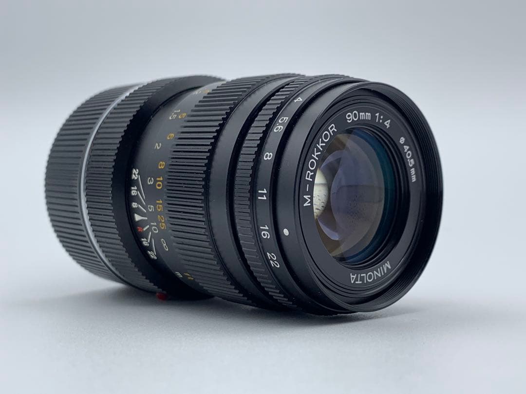 美品 ミノルタ Minolta M-Rokkor 90mm F4 レンズ