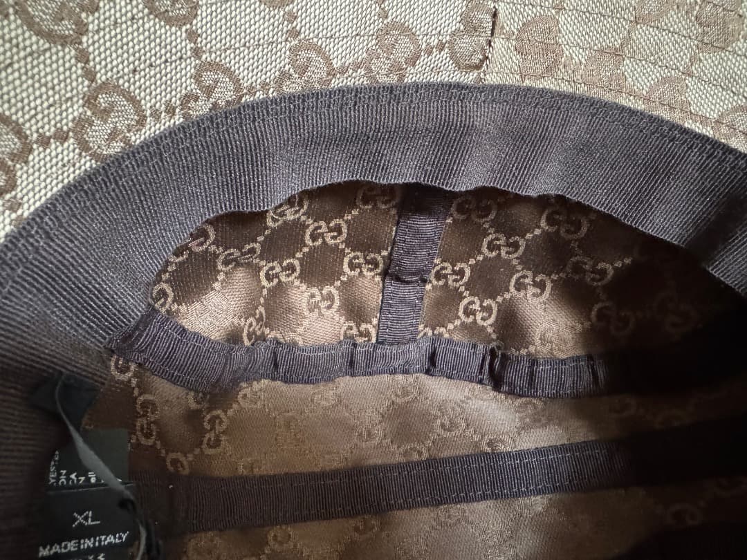 GUCCI 　ハット　モノグラム　GGキャンバス