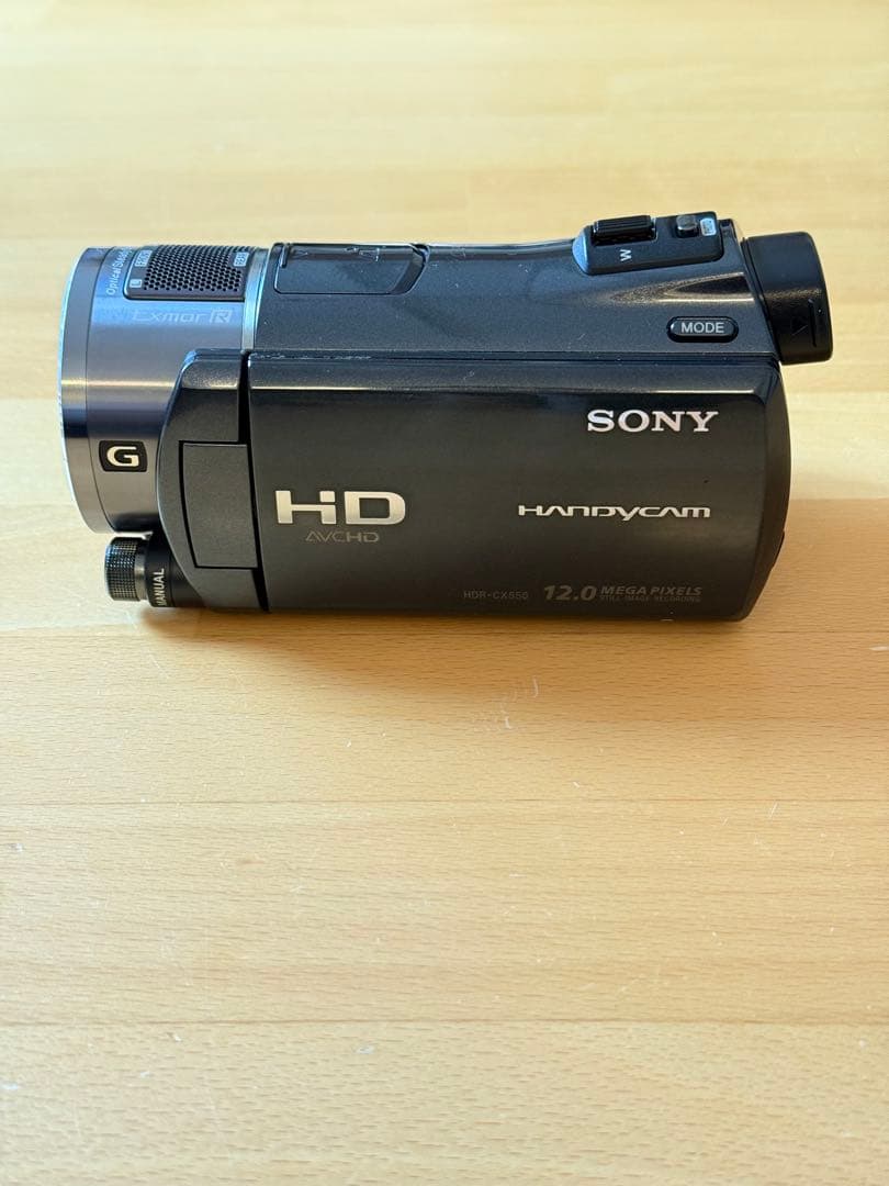 SONY CX550 ビデオカメラ 光学10倍ズーム　バッテリー付き