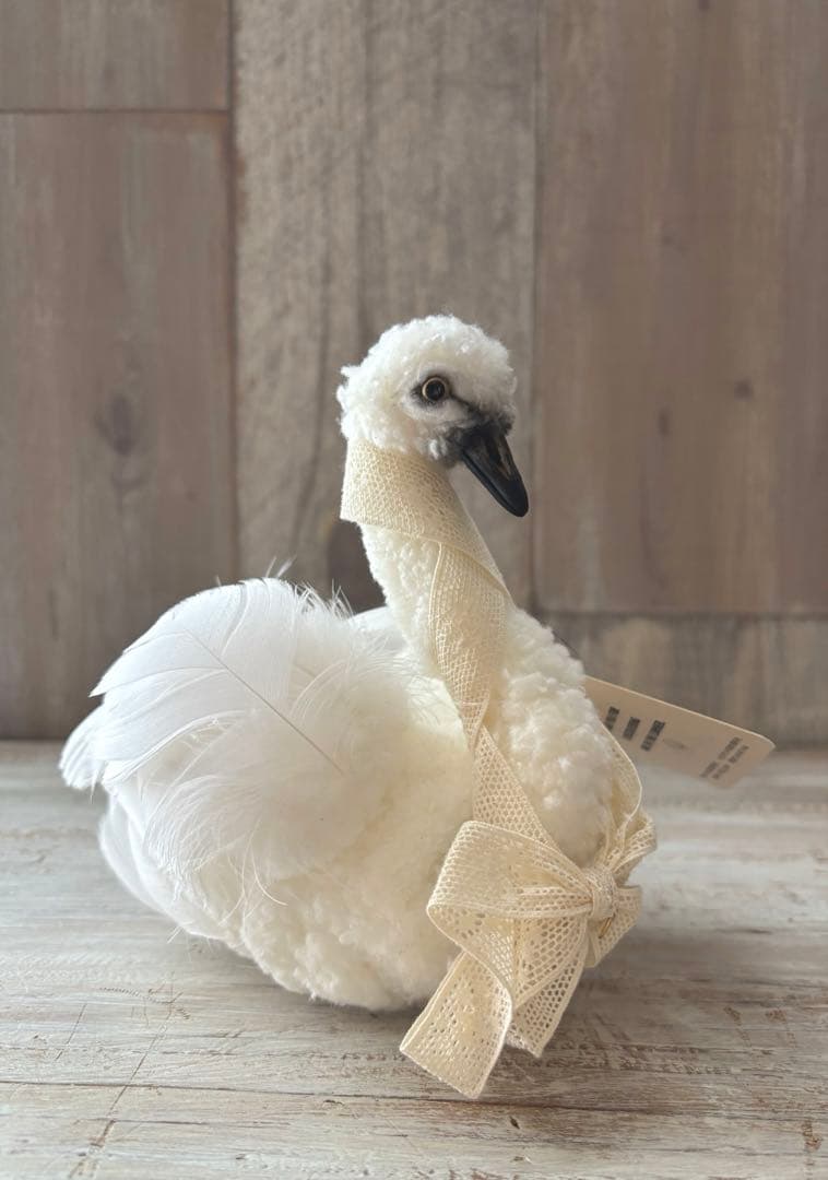 アートドール　白鳥　スワン　テディベア　ブライス好きさんにもお勧め
