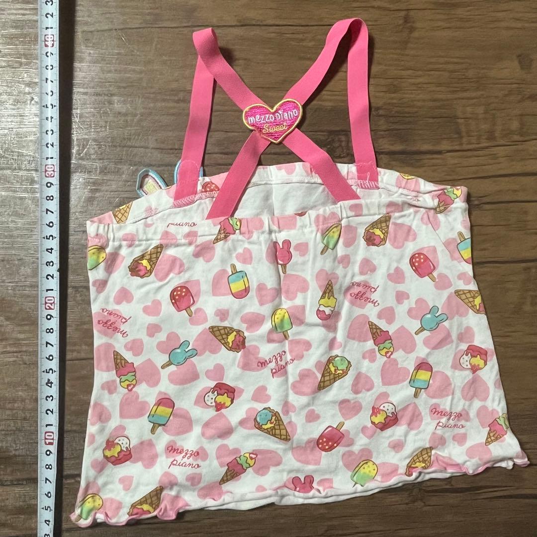 メゾピアノ　キャミ5点セット　120（110）　みっぷる、苺、みみちゃん