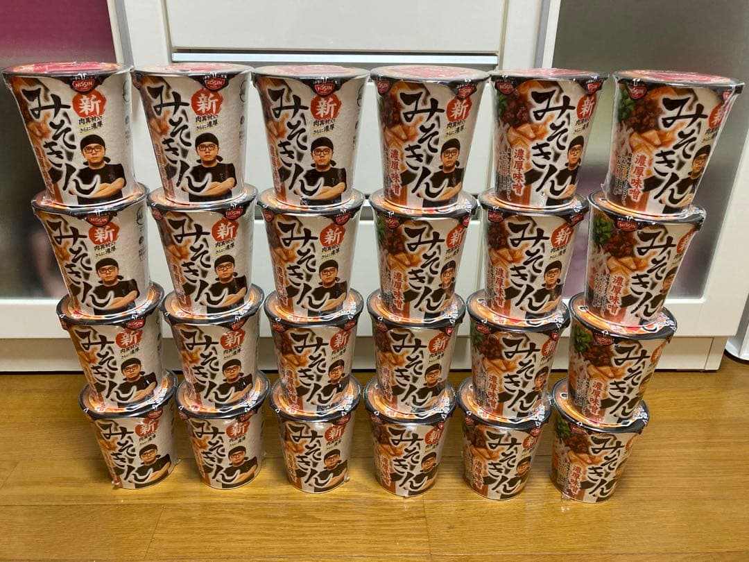 【最安値24個セット】新みそきん HIKAKIN PREMIUM 日清