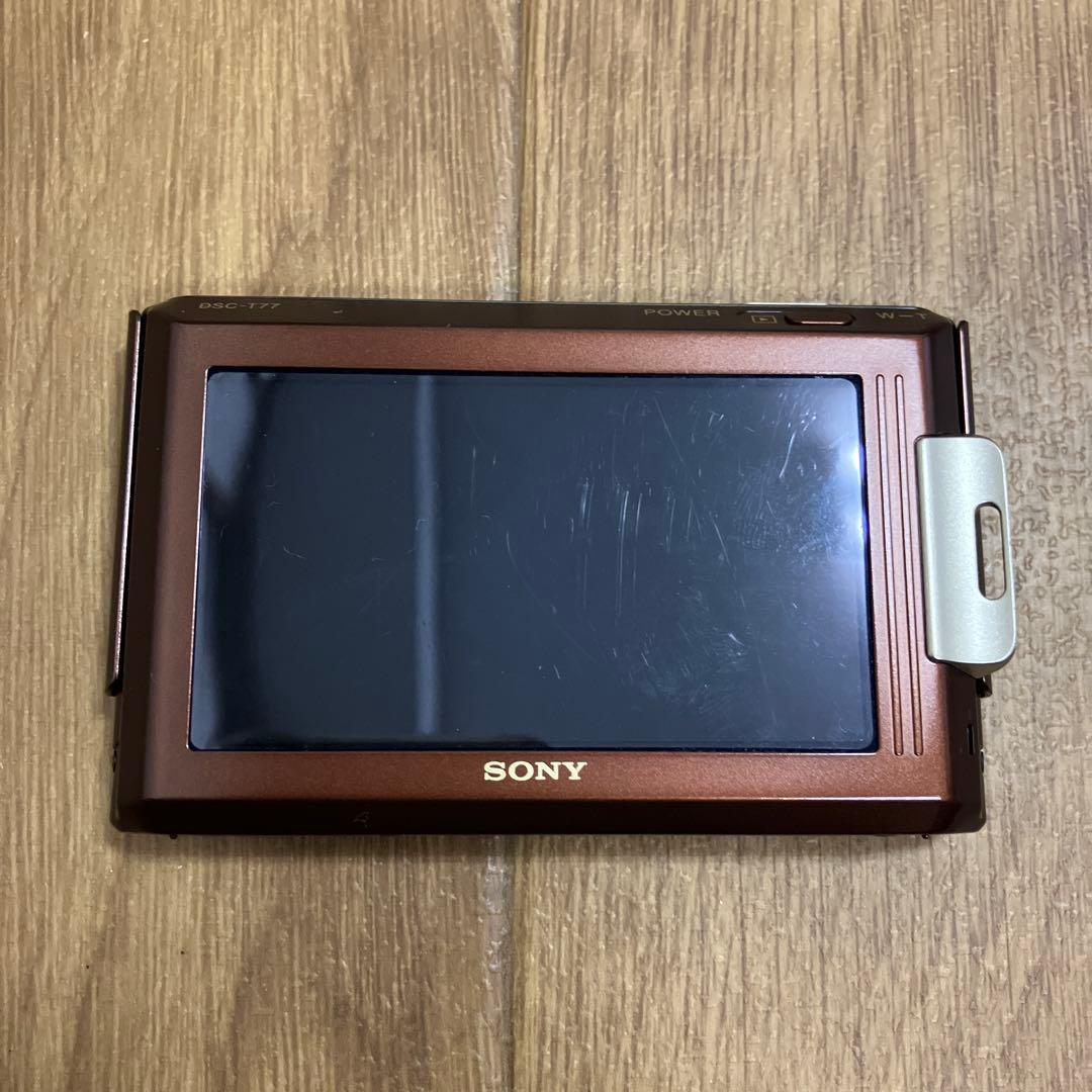 SONY Cyber-Shot DSC-T77 ブラウン デジタルカメラ