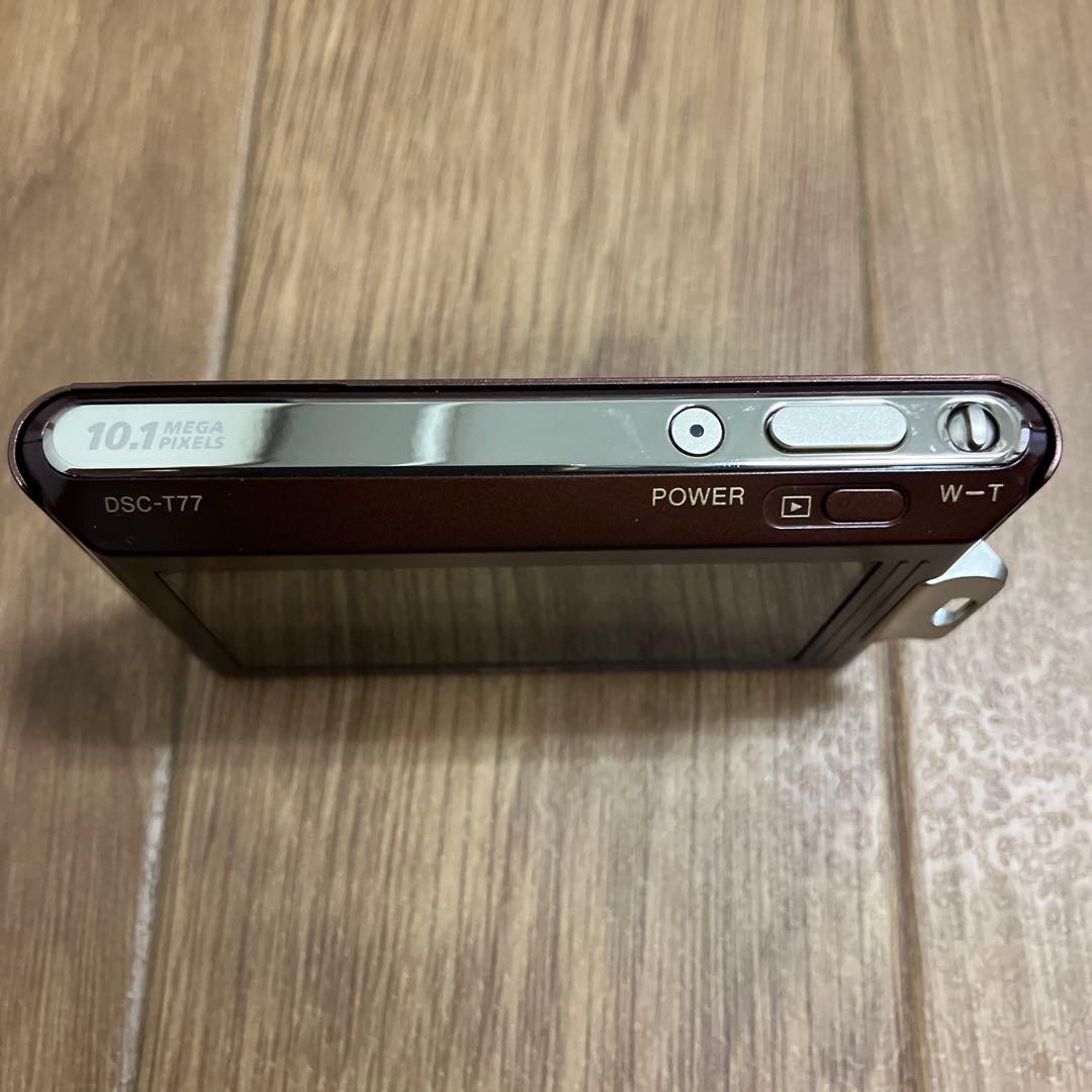 SONY Cyber-Shot DSC-T77 ブラウン デジタルカメラ