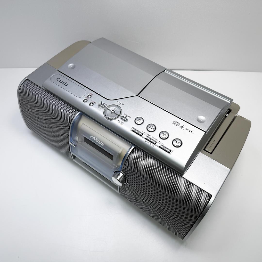 メンテナンス済 ビクター CD-MDポータブルシステム RC-L1MD-S