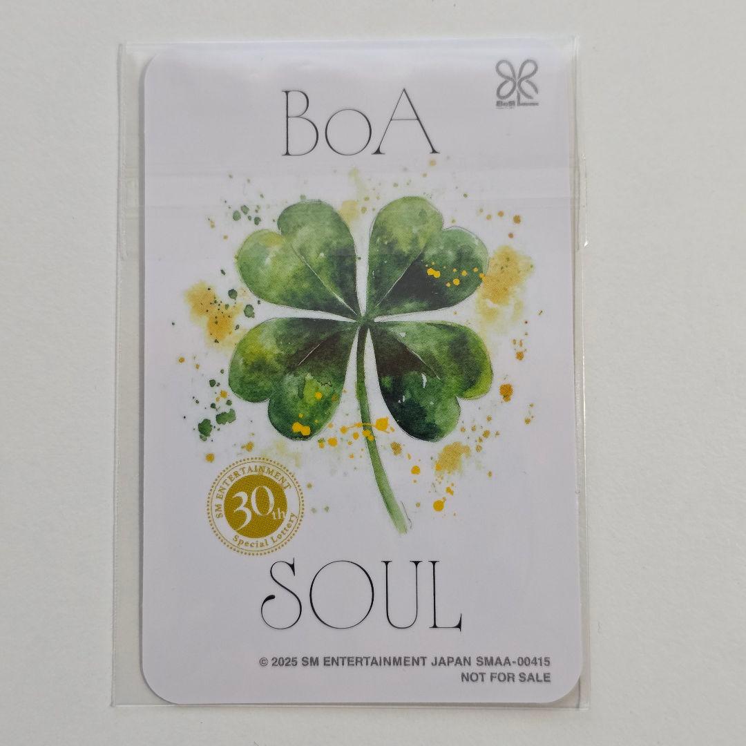 SMTOWN 30周年記念 BoA FC限定 SPECIAL抽選会 当選トレカ