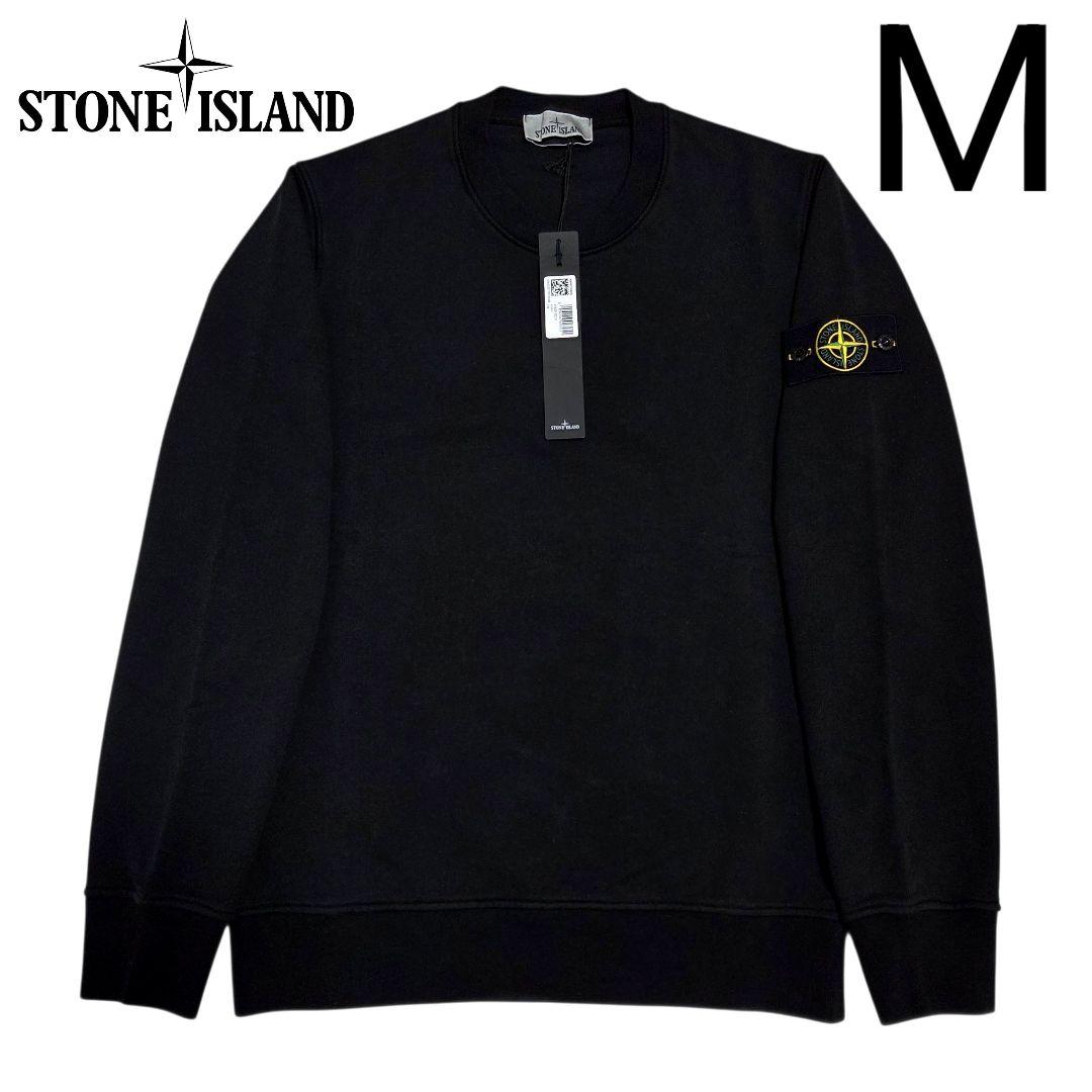 【新品】STONE  クルーネック スウェット ブラック M